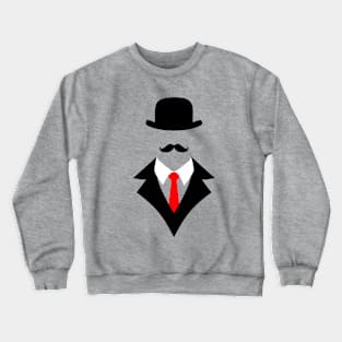 Vintage man in hat Crewneck Sweatshirt